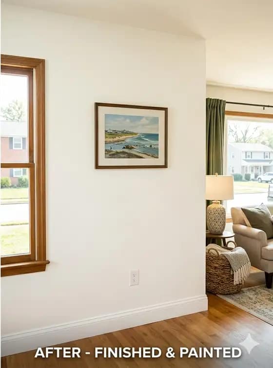 After - painted finish